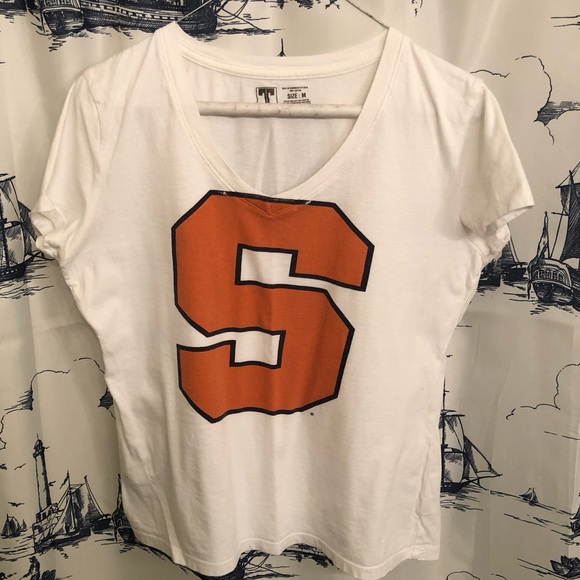 University T Tops - Syracuse University V Neck T-Shirt NCAA